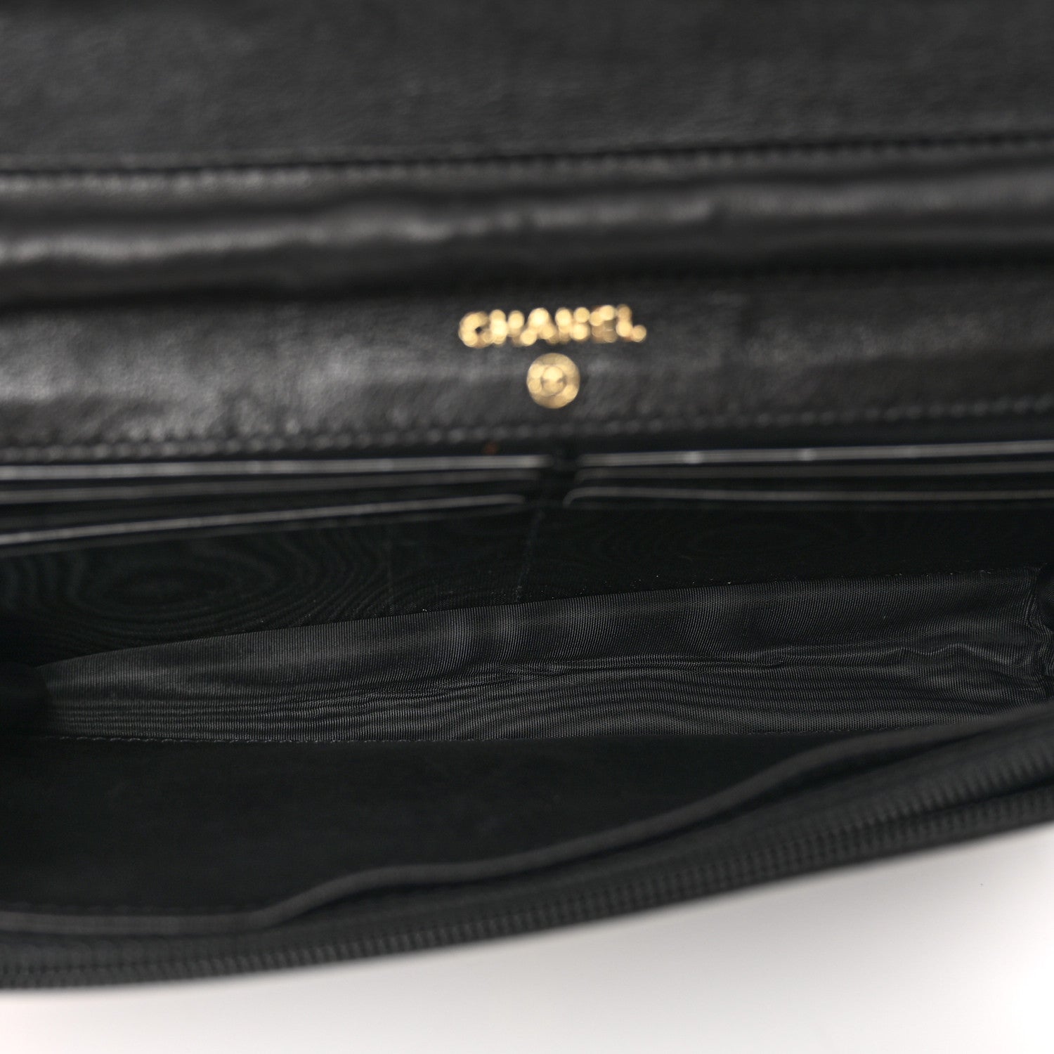 Chanel Caviar Timeless CC Wallet on Chain WOC Black 5 of 10