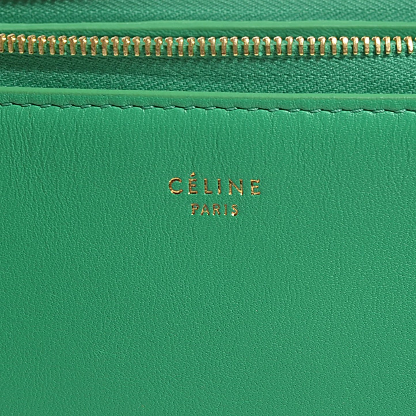 Lambskin Bi-Color Solo Clutch Pouch Palm