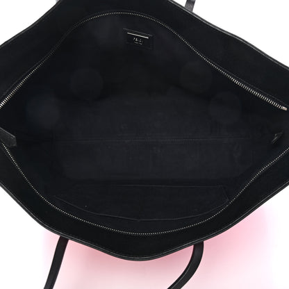 Fendi Vitello Elite Cuoio Monster Buggies Medium Roll Tote Lollypop Black 5 of 14