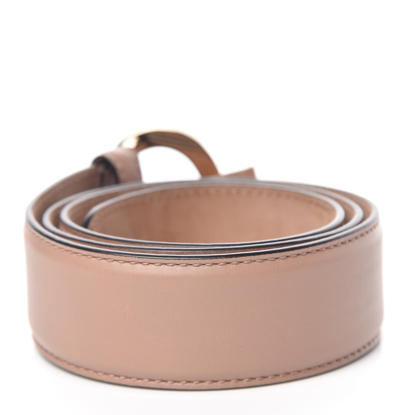 Calfskin G Belt 80 32 Rose Beige