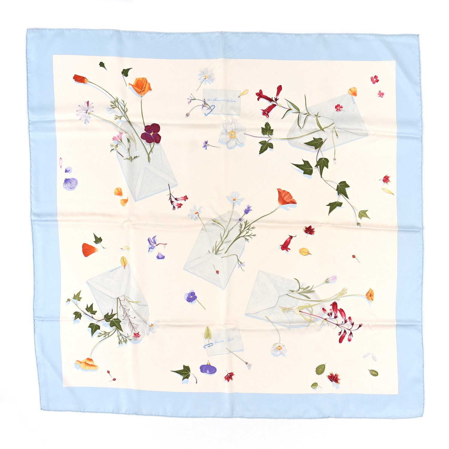 Hermes Silk Des Fleurs Pour Le Dire Scarf 90 1 of 7