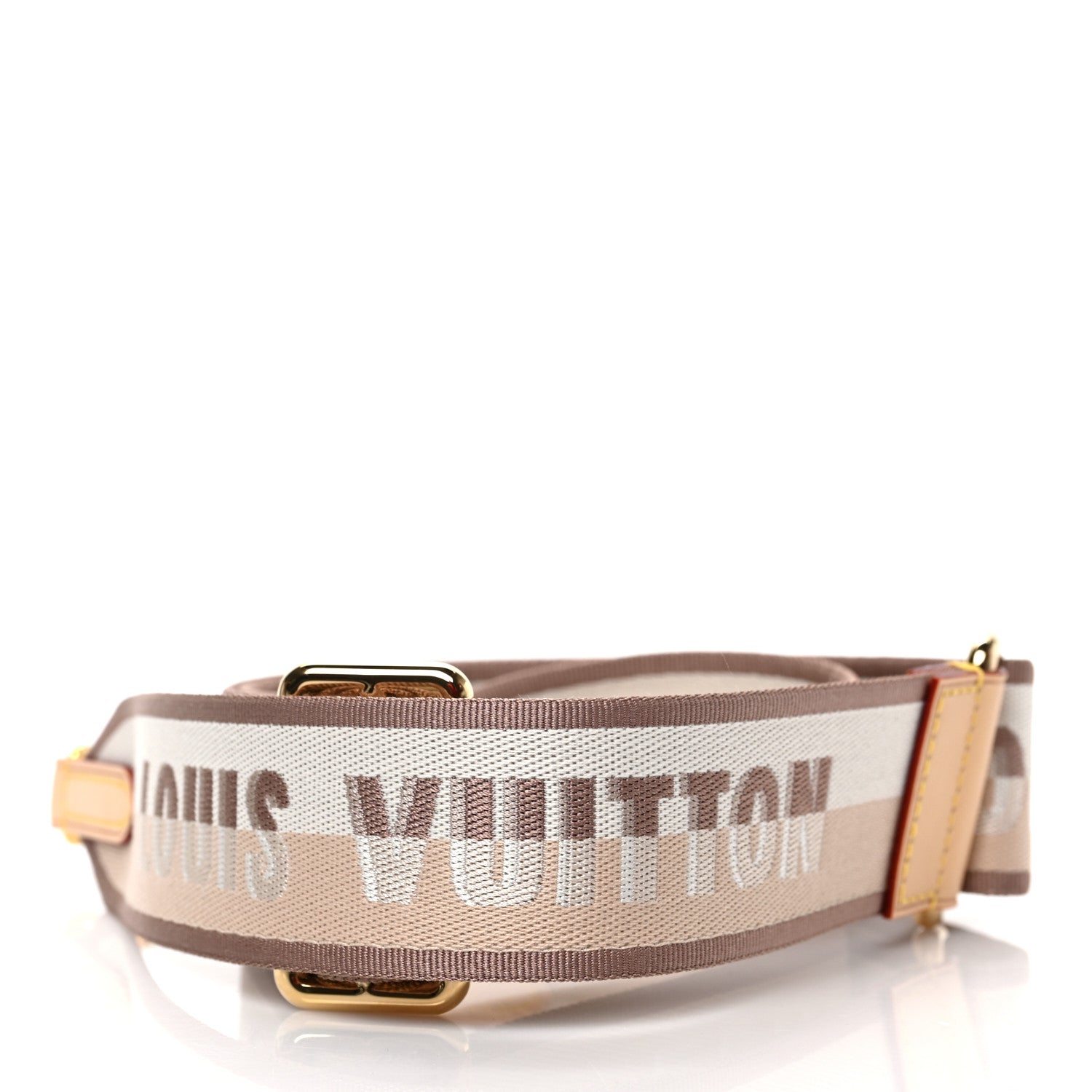 Louis Vuitton Jacquard Speedy Bandouliere 20 Shoulder Strap Beige 2 of 3