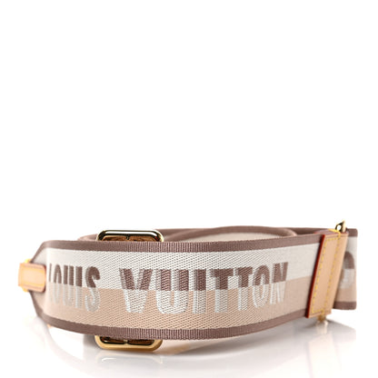 Louis Vuitton Jacquard Speedy Bandouliere 20 Shoulder Strap Beige 2 of 3