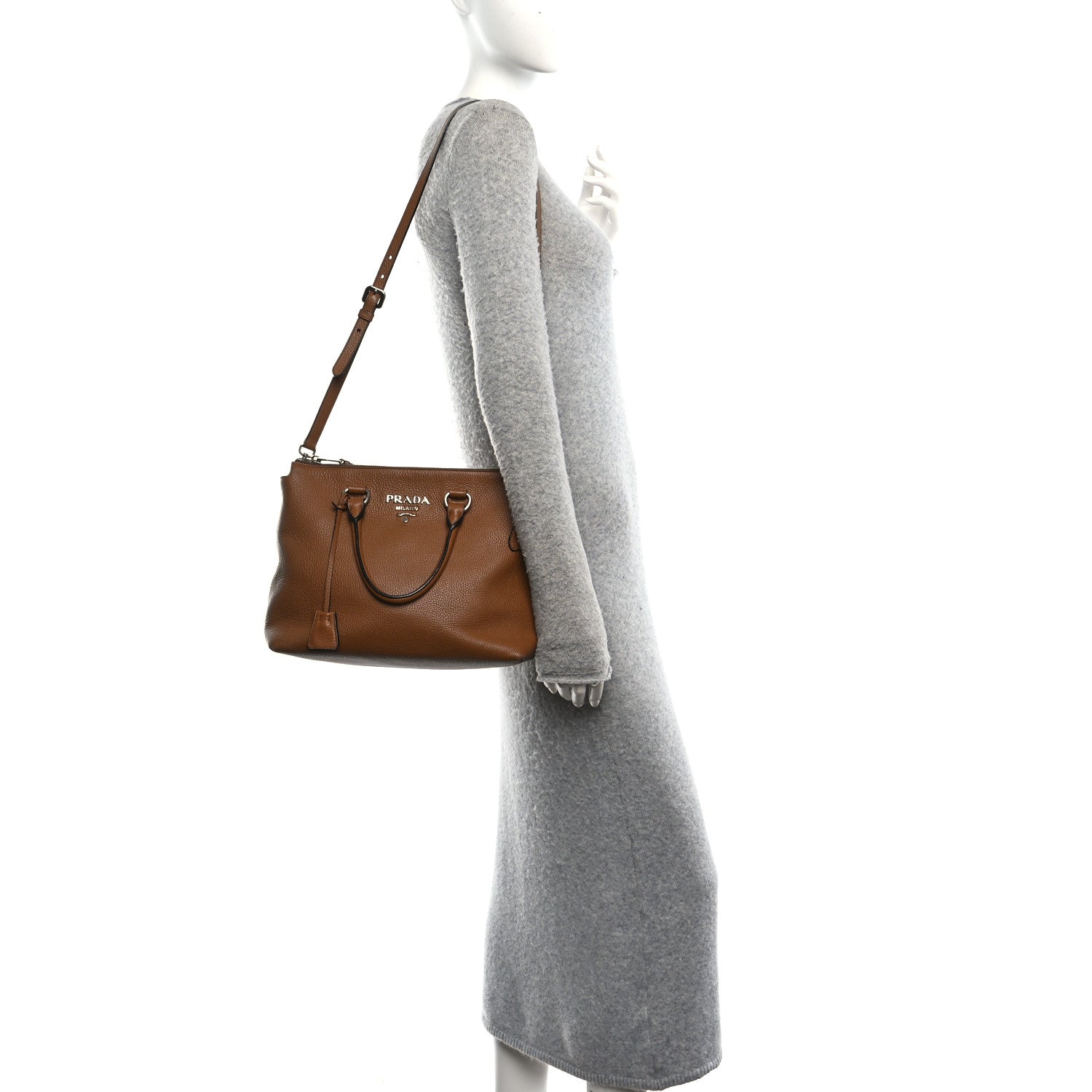 Prada Vitello Phenix Tote Cannella 2 of 10