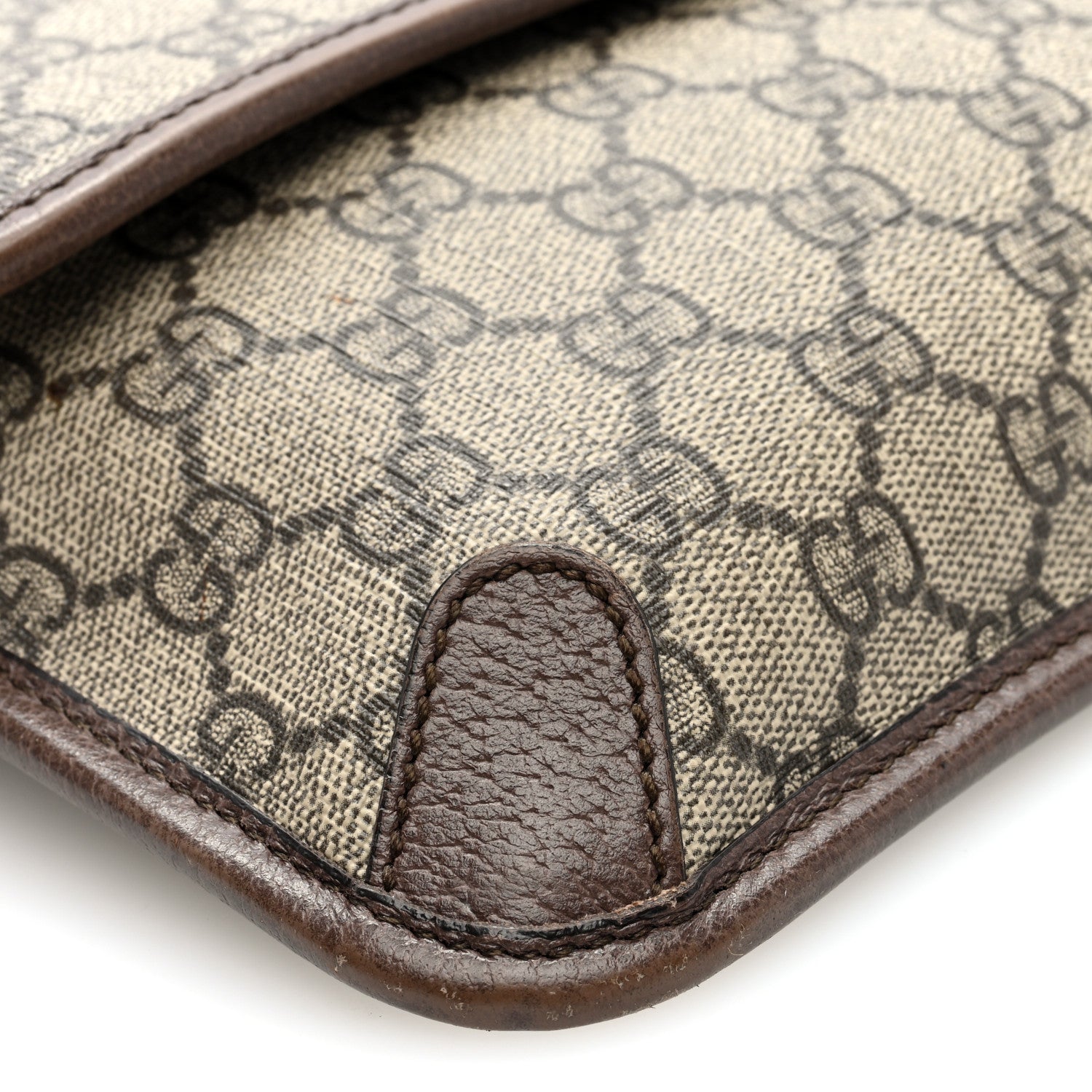 Gucci GG Supreme Monogram Neo Vintage Web Belt Bag Brown 10 of 11