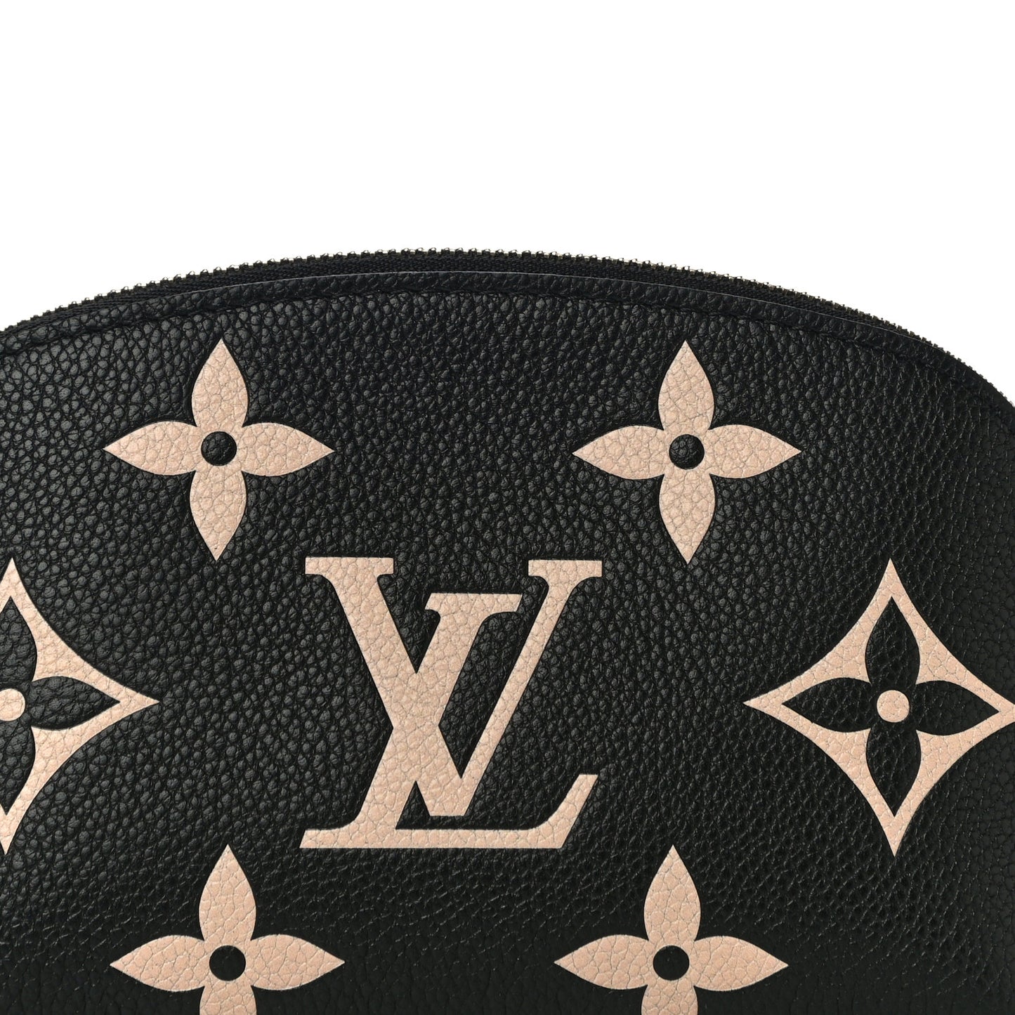 Empreinte Monogram Giant Cosmetic Pouch Black Beige
