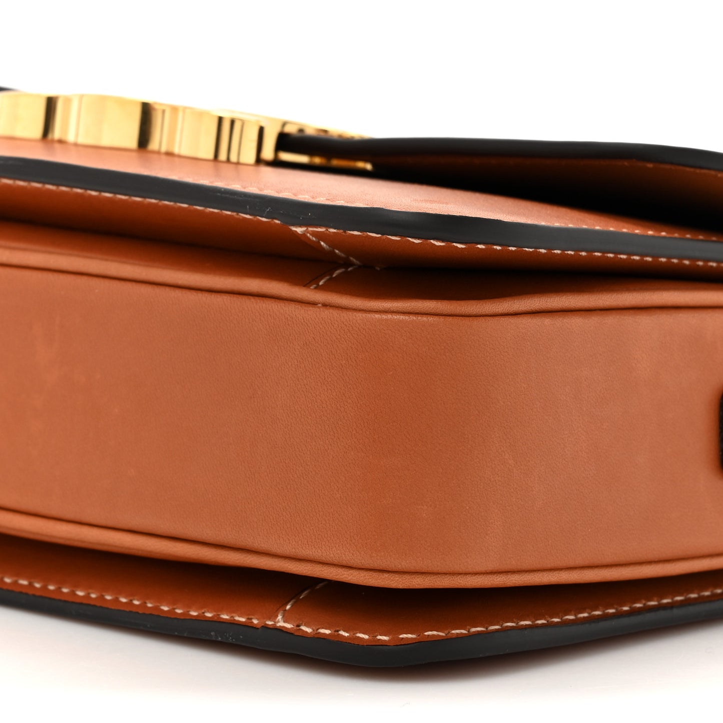 Shiny Calfskin Teen Triomphe Tan