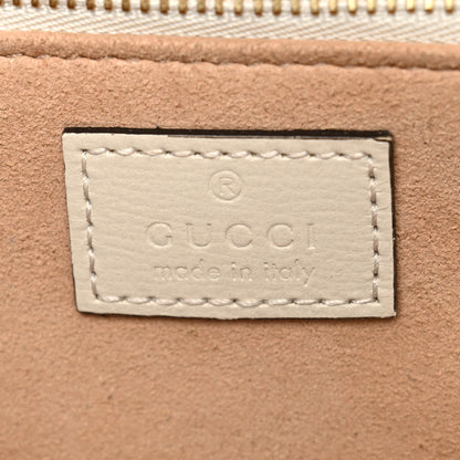 Gucci Azalea Calfskin Horsebit 1955 Shoulder Bag Mystic White 7 of 13