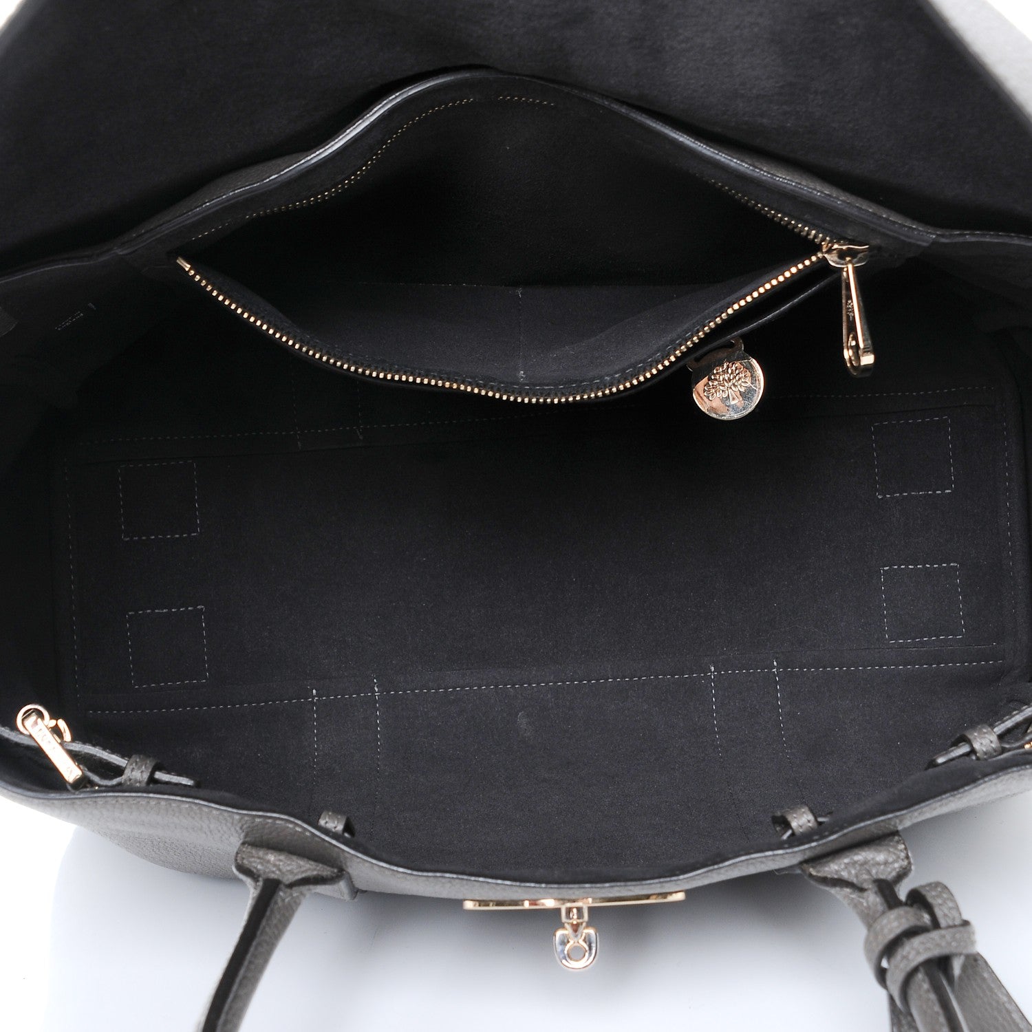 Mulberry Classic Grain Bayswater Mole Grey 5 of 10