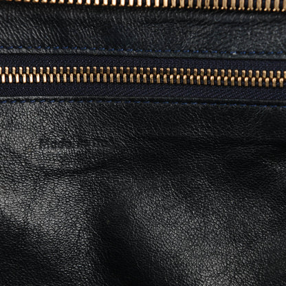 Celine Smooth Calfskin Suede Mini Bi-Color Luggage Navy Dune 6 of 8