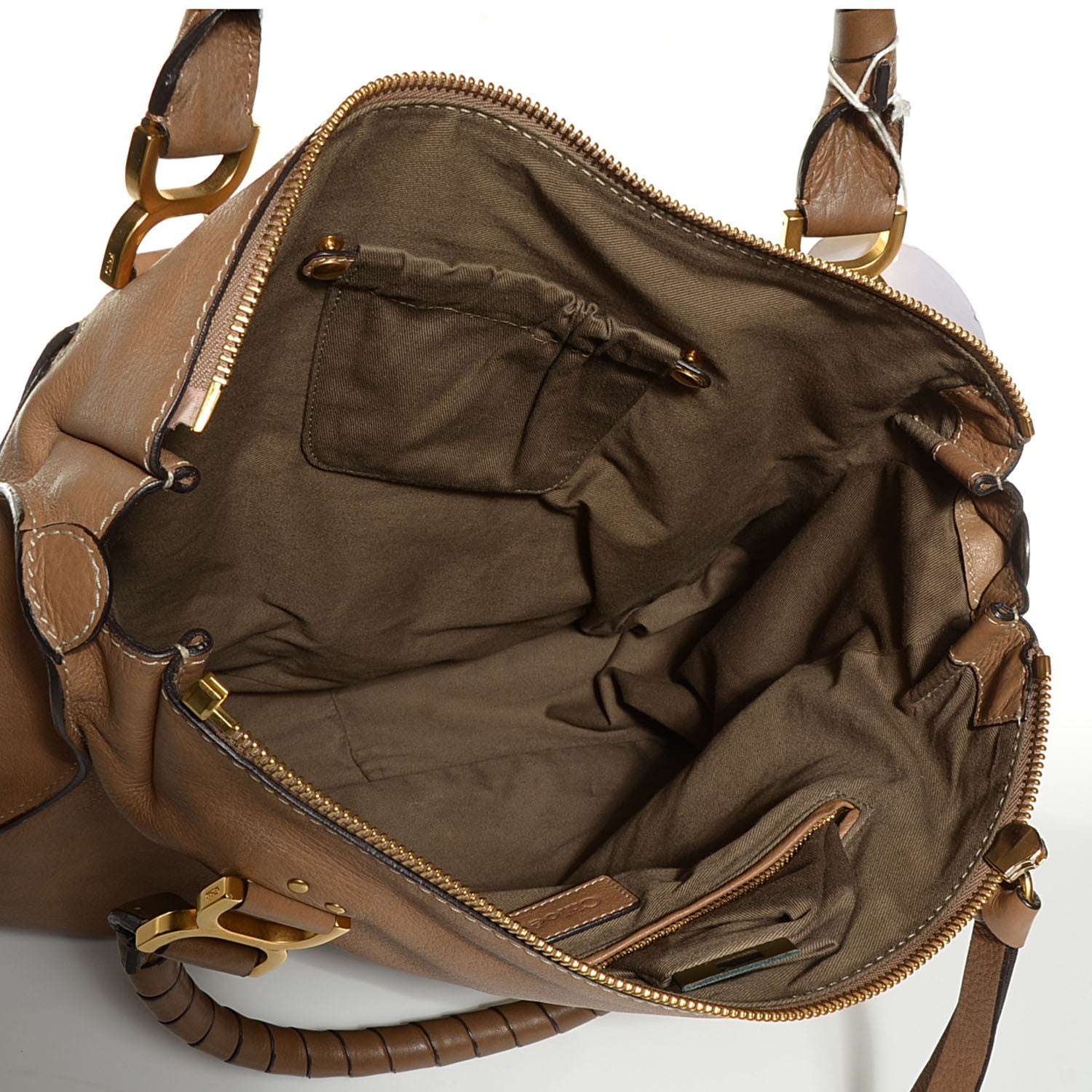 Chloe Calfskin Large Marcie Satchel Nut 5 of 8