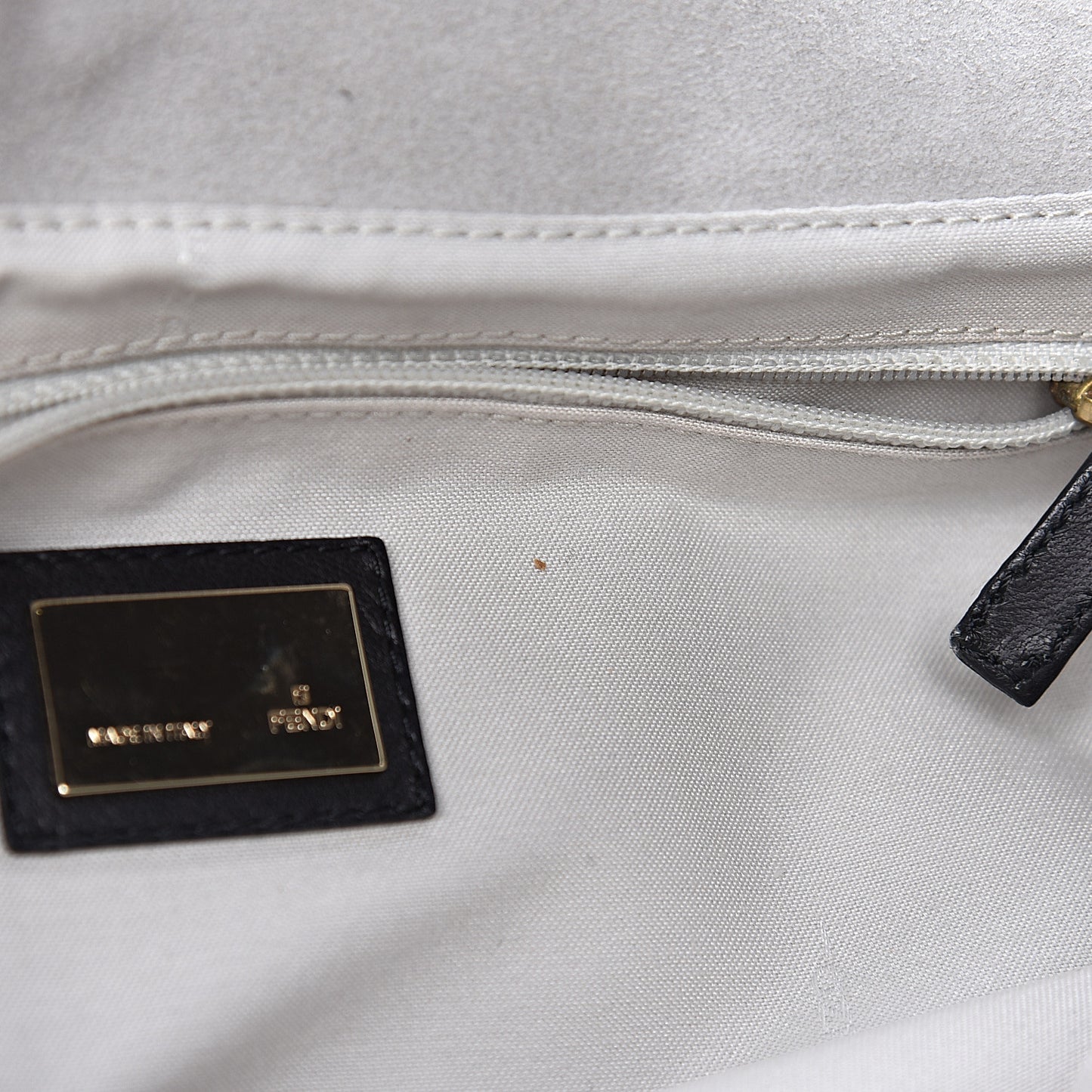 Linen Embroidered Mia Shoulder Flap Beige Black