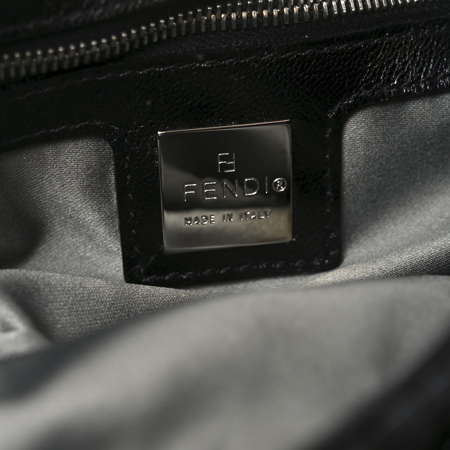 Fendi Beaded Baguette Black 6 of 9