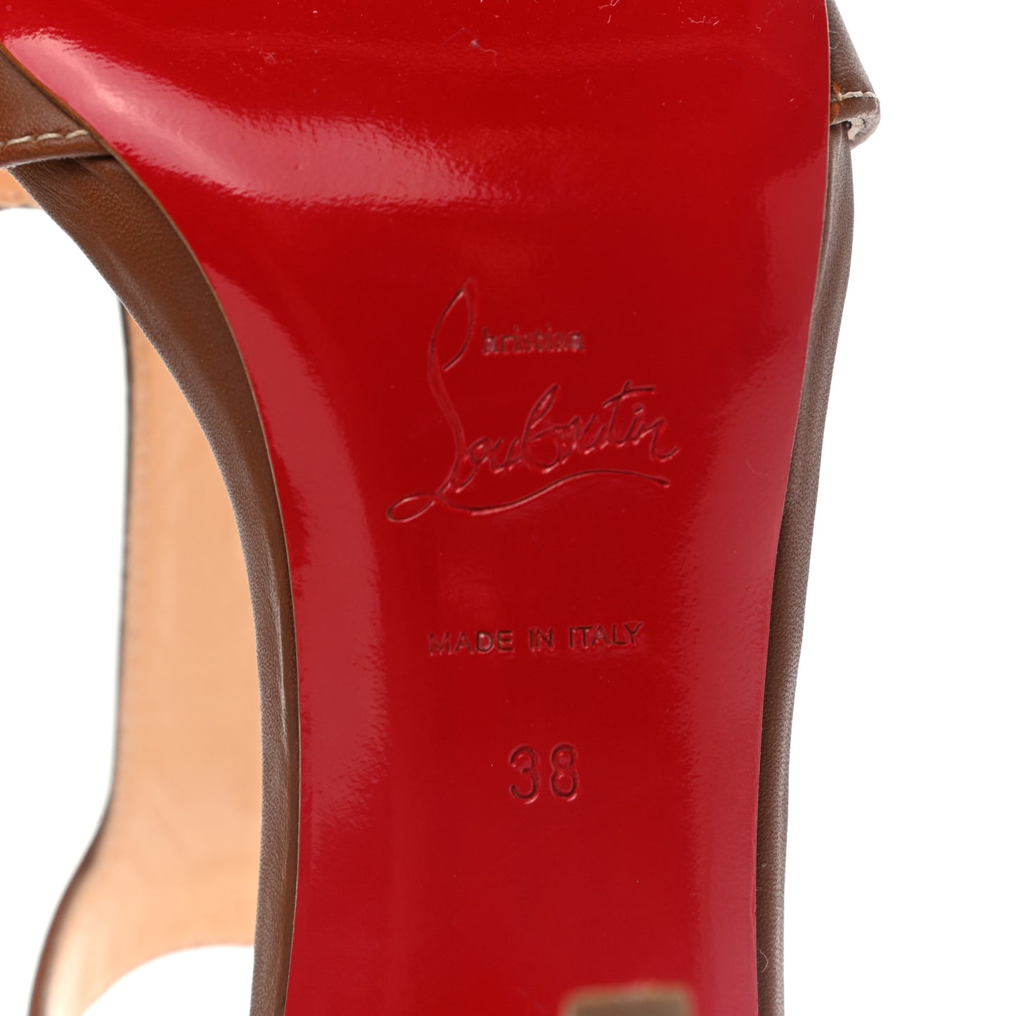 Calfskin In My City 100 Pumps 38 Cognac