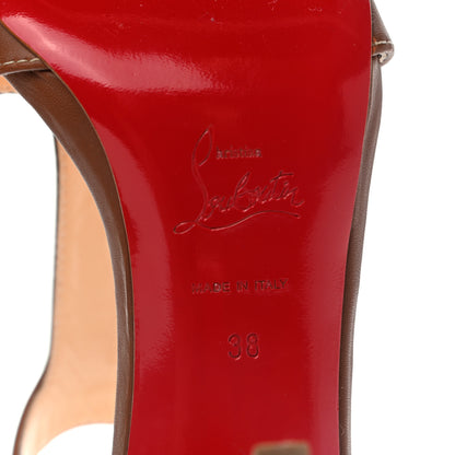 Christian Louboutin Calfskin In My City 100 Pumps 38 Cognac 6 of 8