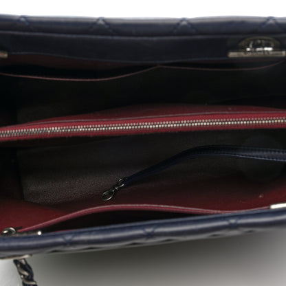 Chanel Lambskin Quilted Trendy CC Tote Navy 5 of 10