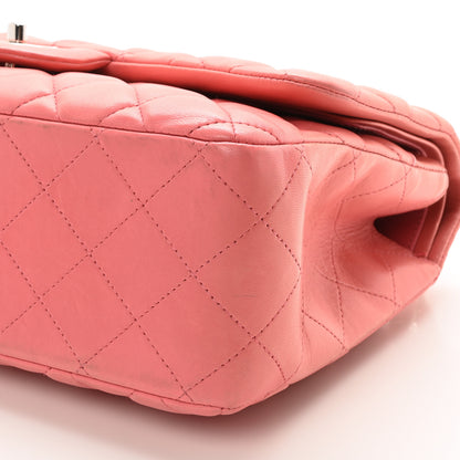Chanel Lambskin Quilted Jumbo Double Flap Pink 10 of 10