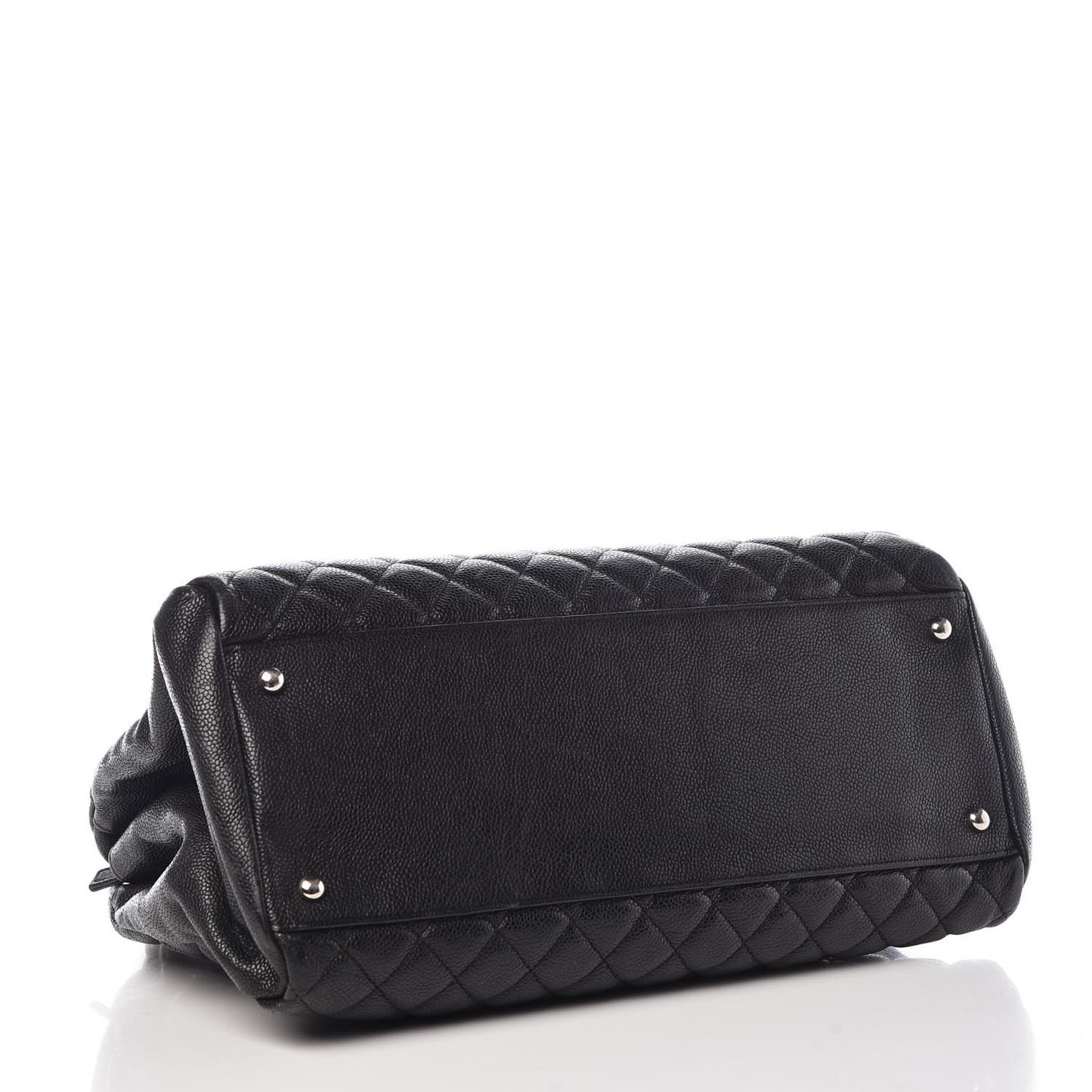 Caviar Quilted Large Just Mademoiselle Black