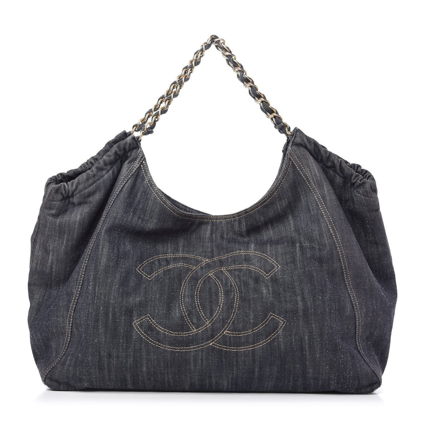Denim XL Coco Cabas Tote Blue