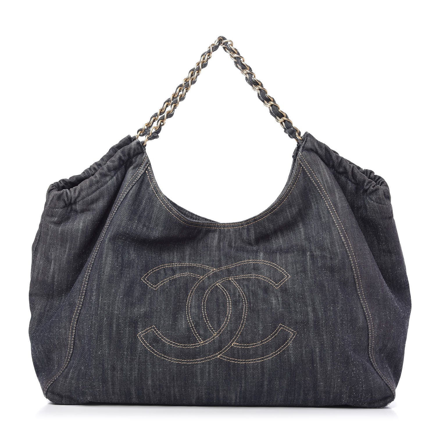 Chanel Denim XL Coco Cabas Tote Blue 1 of 11