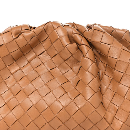 Bottega Veneta Nappa Maxi Intrecciato The Pouch Oversized Clutch  Caramel 9 of 11