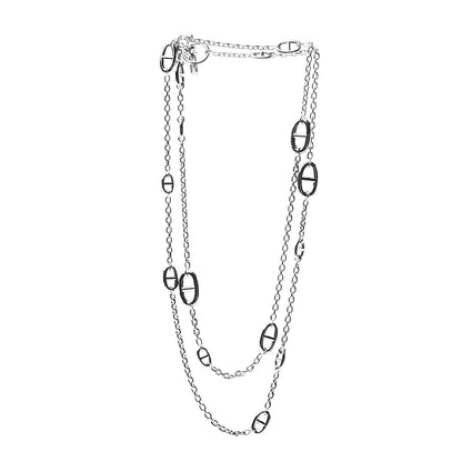 Hermes Sterling Silver Farandole Necklace 120 3 of 5