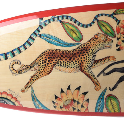 Hermes Resin Savana Dance Surfboard Rouge Vif Jaune 5 of 12