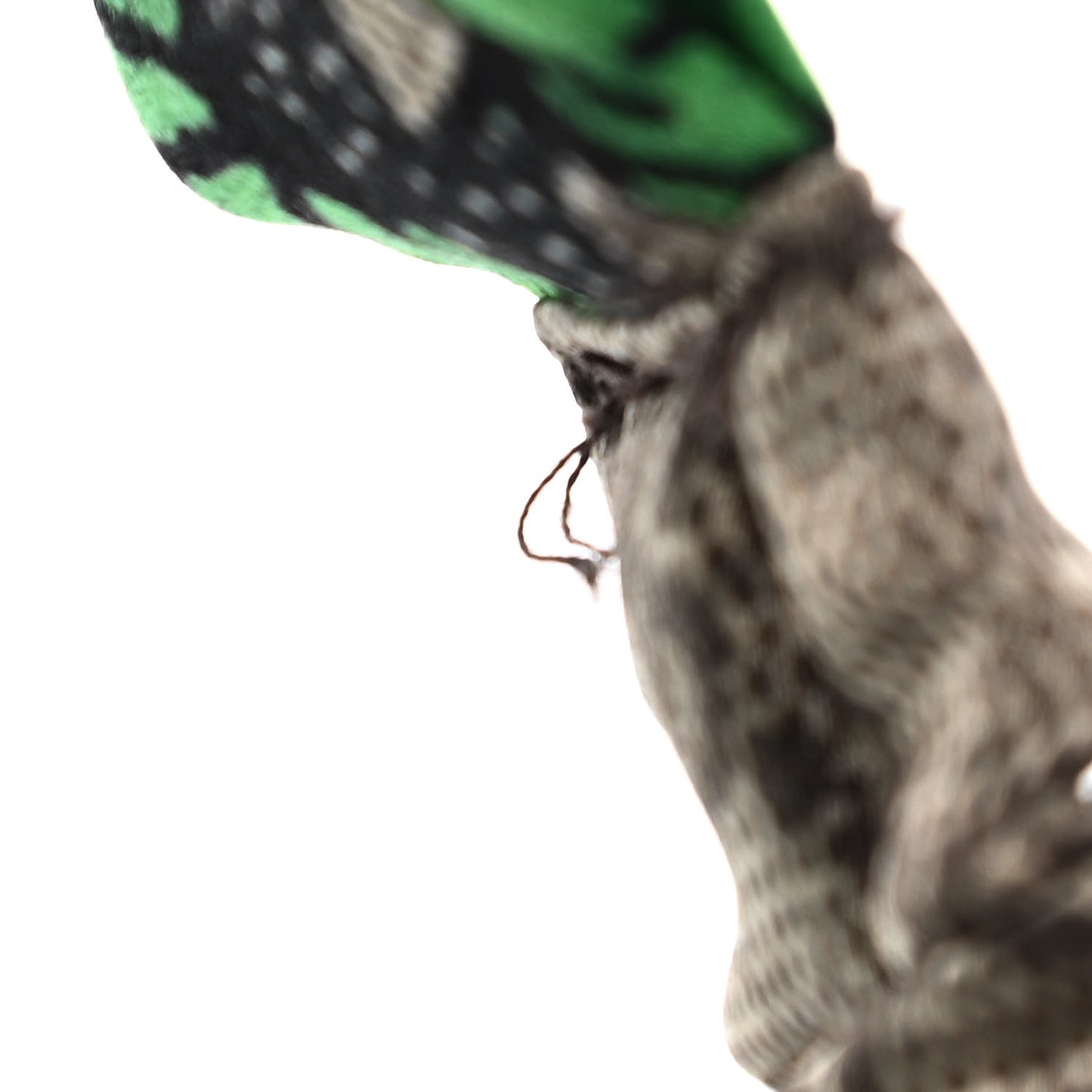 Silk Monogram Bengal Tiger Print Duchesse Headband Green