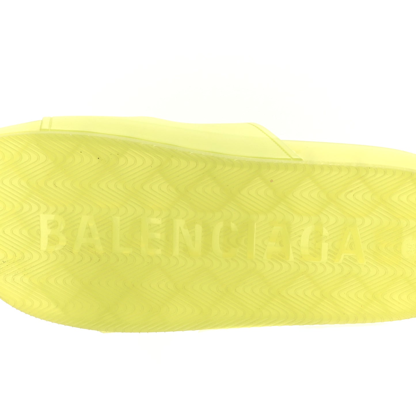 Technical Polyurethane Mallorca Slide Sandals 35 Fluo Yellow