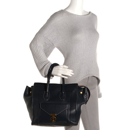 Celine Smooth Calfskin Mini Envelope Luggage Black 2 of 8