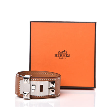 Hermes Epsom Collier de Chien CDC 24 Bracelet T1 Gold 5 of 5