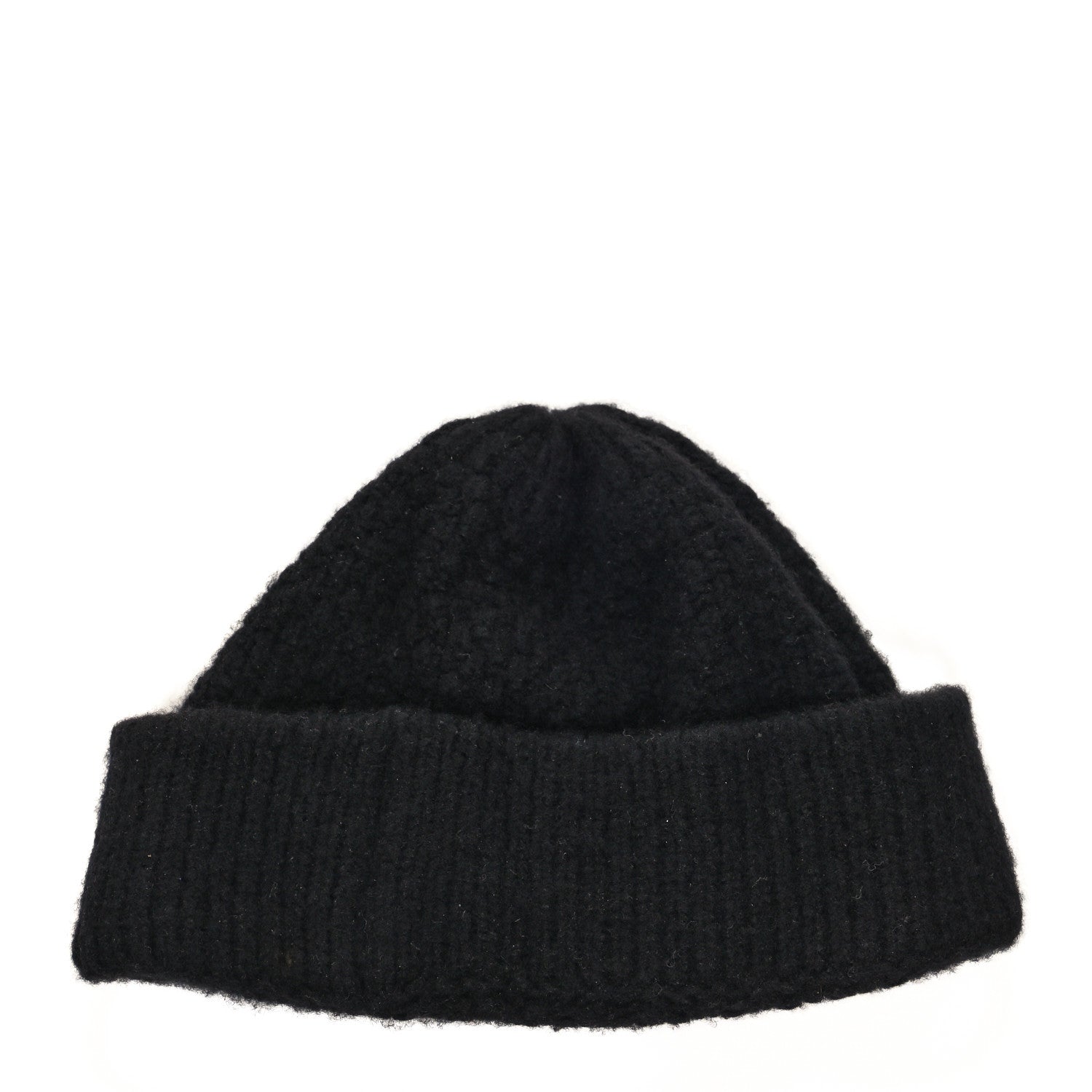 Chanel Cashmere Silk CC Beanie Hat Black 3 of 5