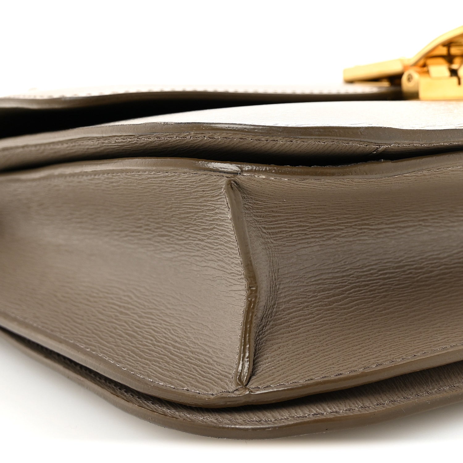 Celine Liege Calfskin Medium Classic Box Flap Bag Souris 9 of 10