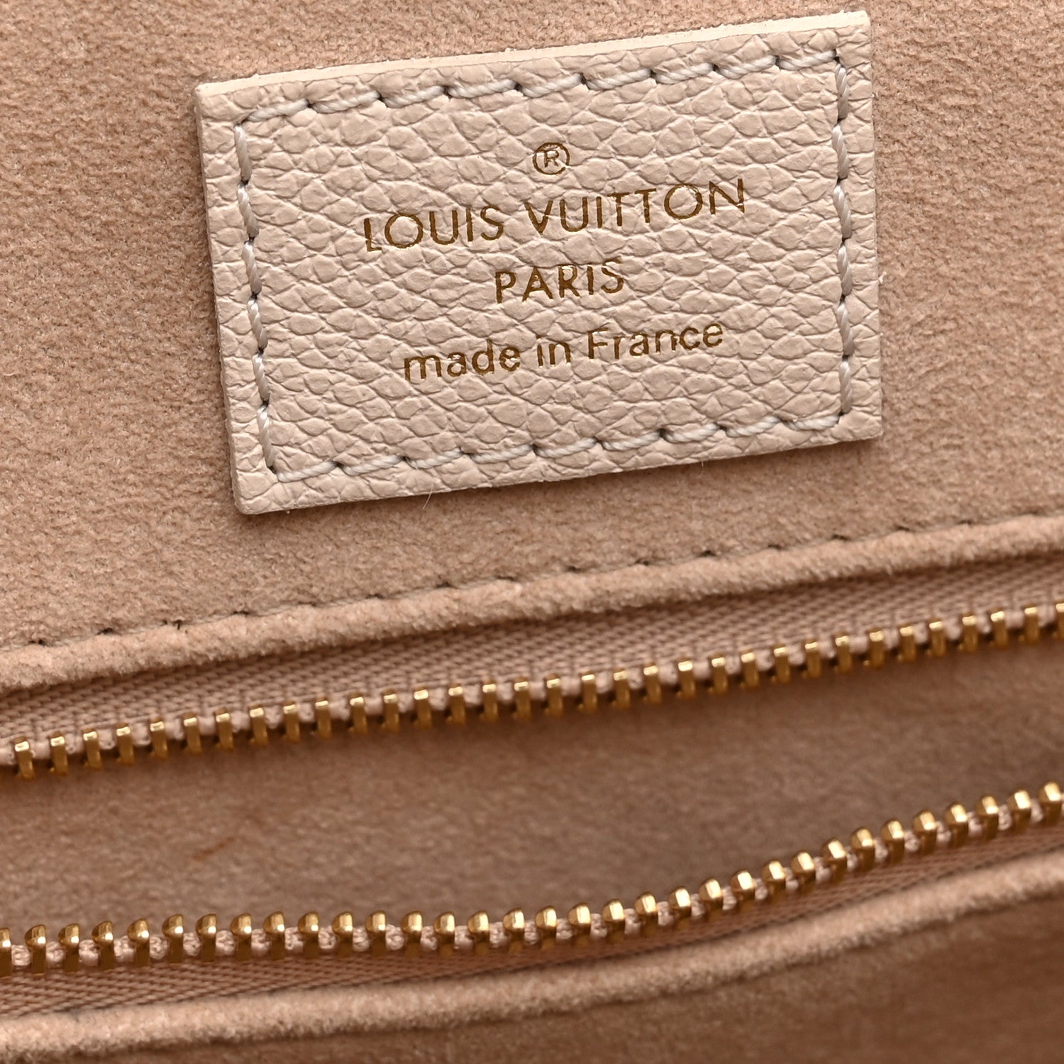 Louis Vuitton Empreinte Monogram Spring In The City Onthego MM Kaki Beige Cream 6 of 12