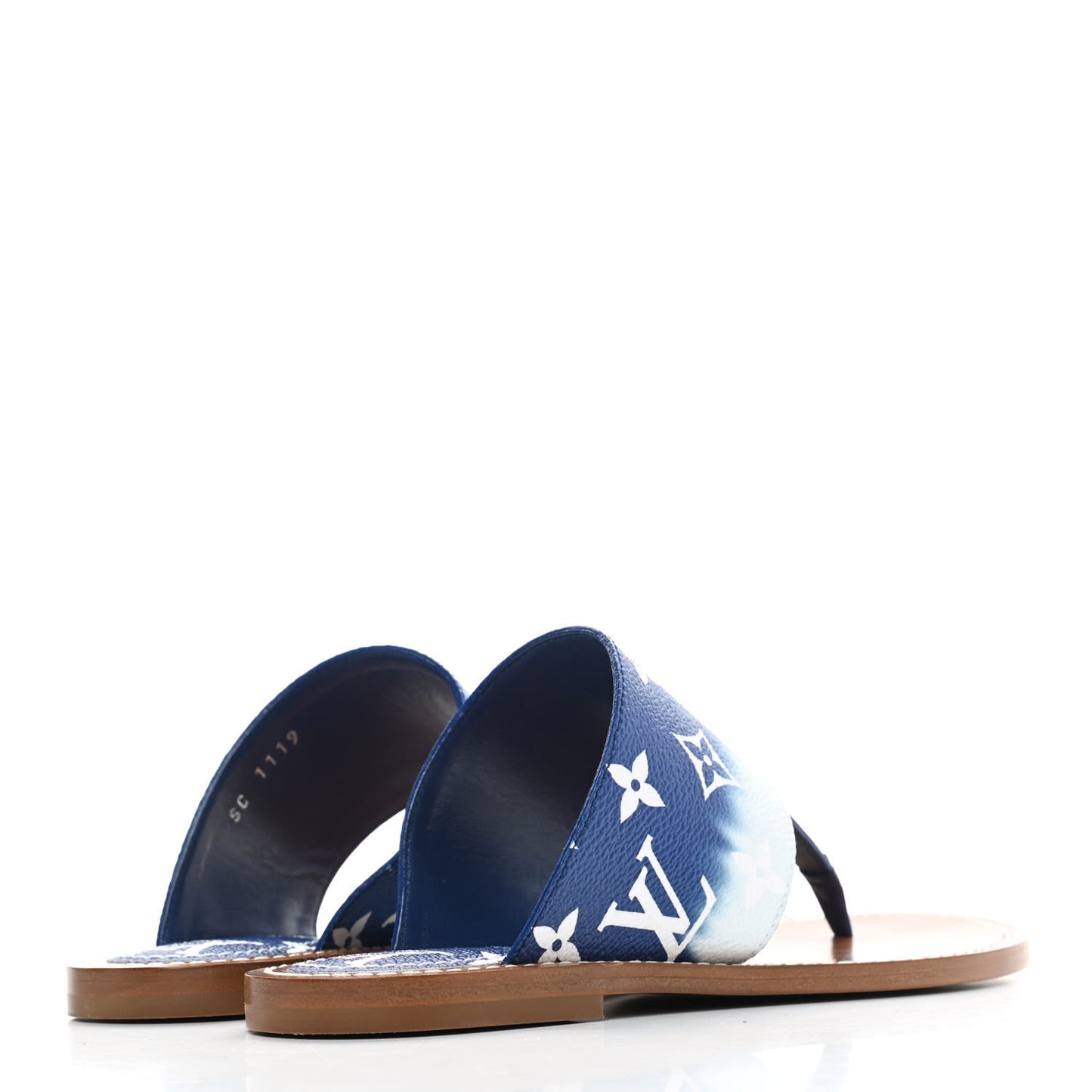 Monogram Escale Palma Sandals 36 Blue