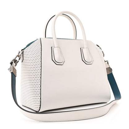 Givenchy Lambskin Perforated Small Antigona White 3 of 12