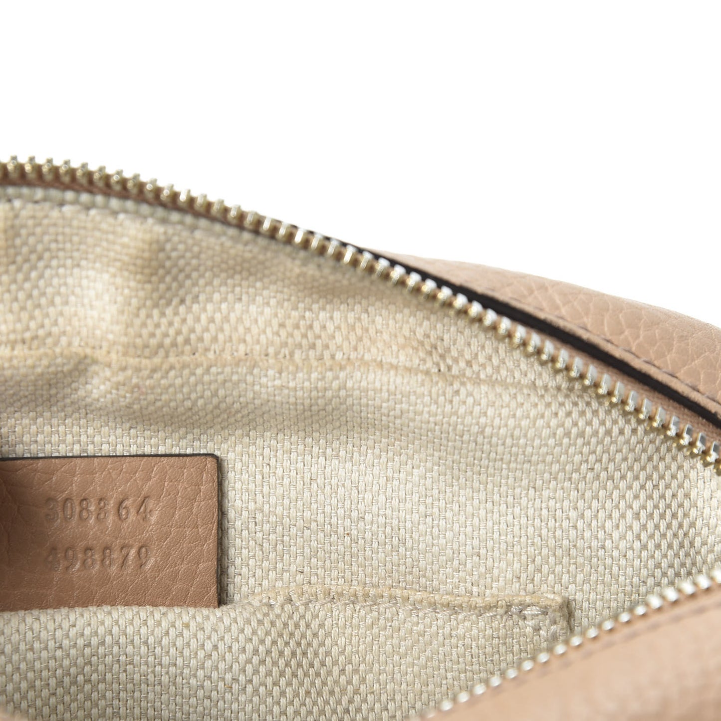 Pebbled Calfskin Small Soho Disco Bag Camelia