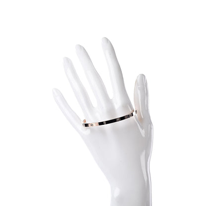 Cartier 18K Pink Gold 10 Diamond Small LOVE Bracelet 17 2 of 6