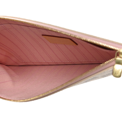 Louis Vuitton Damier Azur Neverfull MM GM Pochette Rose Ballerine 5 of 9