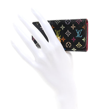 Louis Vuitton Monogram Multicolor Multicles 4 Key Holder Black Grenade 2 of 9