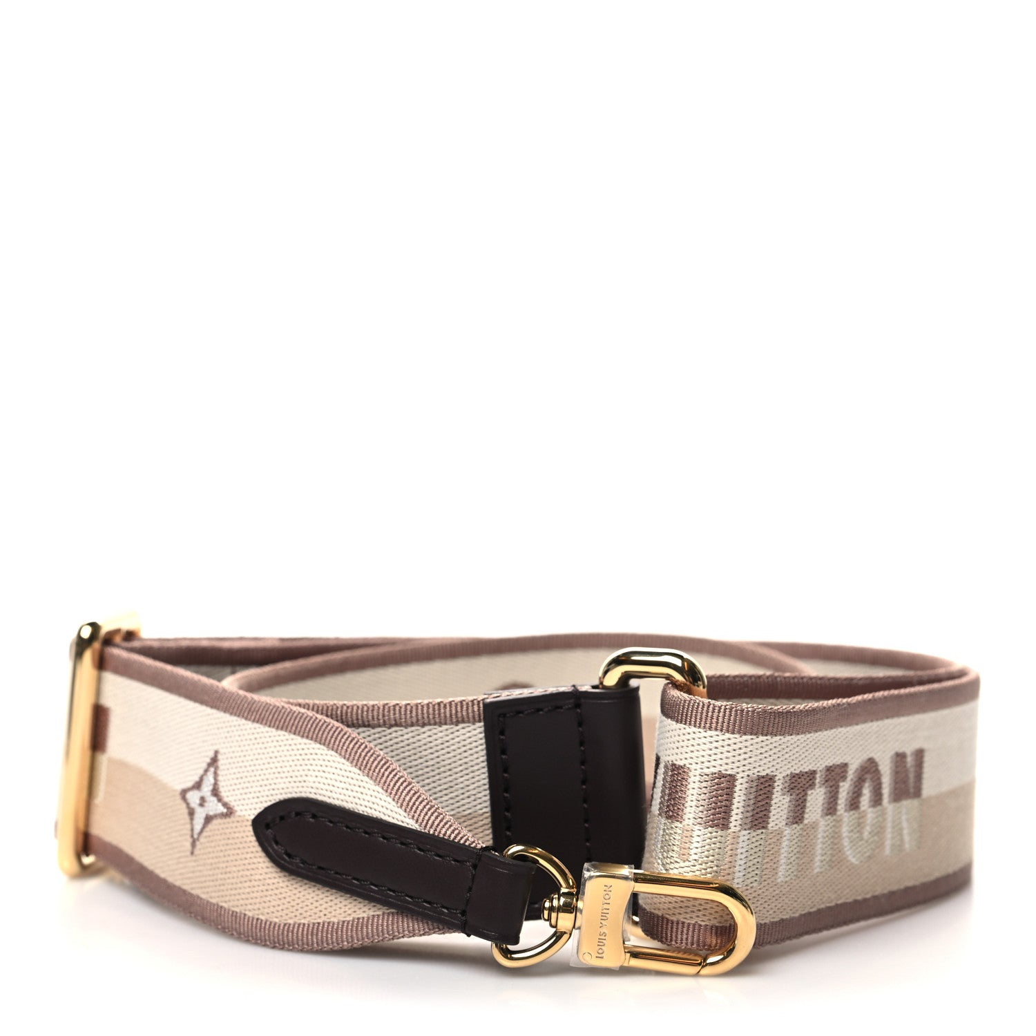 Louis Vuitton Jacquard Speedy Bandouliere 20 Shoulder Strap Beige Brown 1 of 3