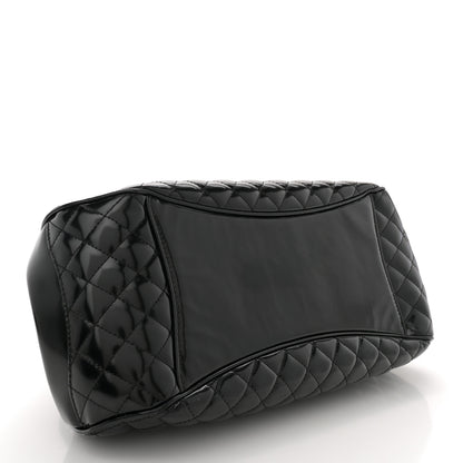 Chanel Glazed Calfskin Quilted Small Mademoiselle Frame Bag Black 4 of 10