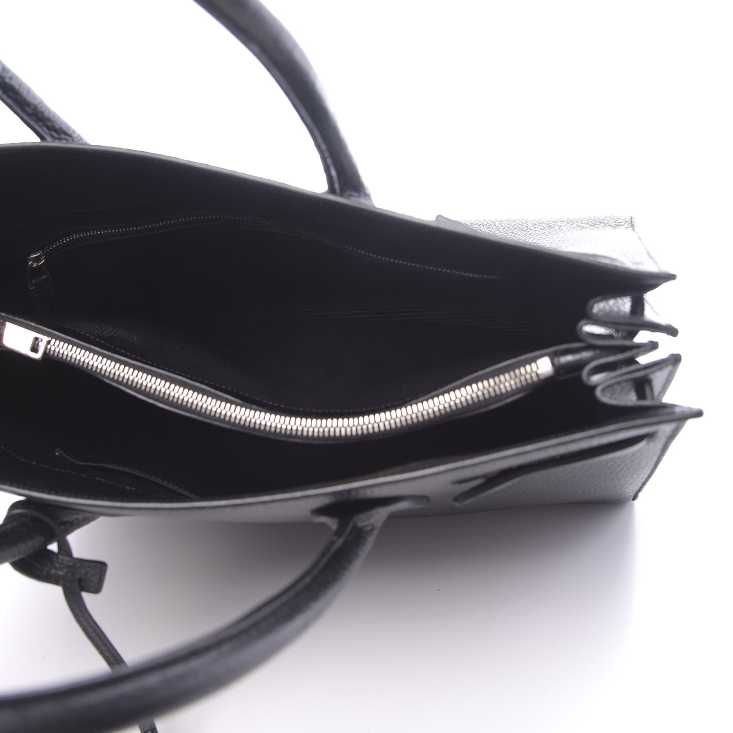 Saint Laurent Grained Calfskin Large Sac De Jour Carryall Black 6 of 11