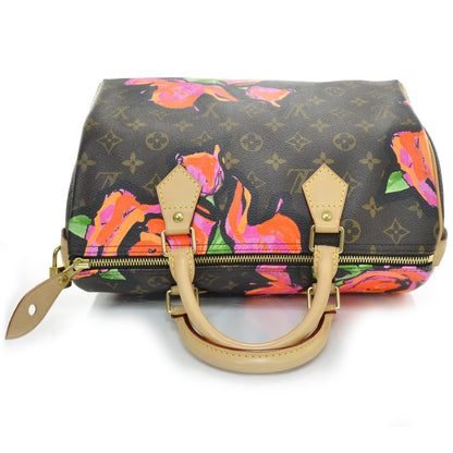Louis Vuitton Monogram Roses Speedy 30 5 of 10