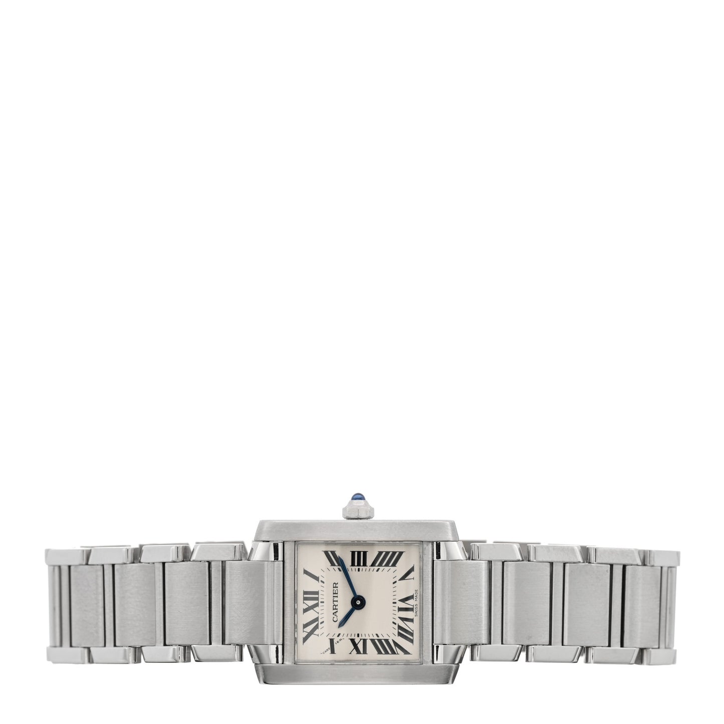 Stainless Steel 20mm Tank Francaise Quartz Watch