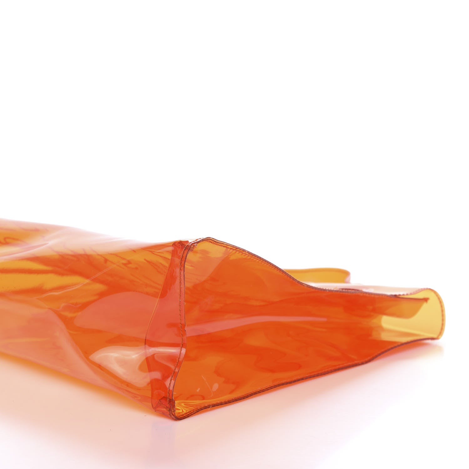 Hermes Vinyl Souvenir De L'Exposition Kelly Orange 7 of 13