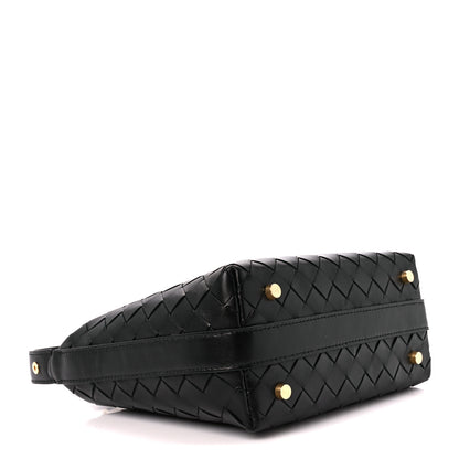 Bottega Veneta Calfskin Nappa Intrecciato Mini Wallace Black 4 of 12