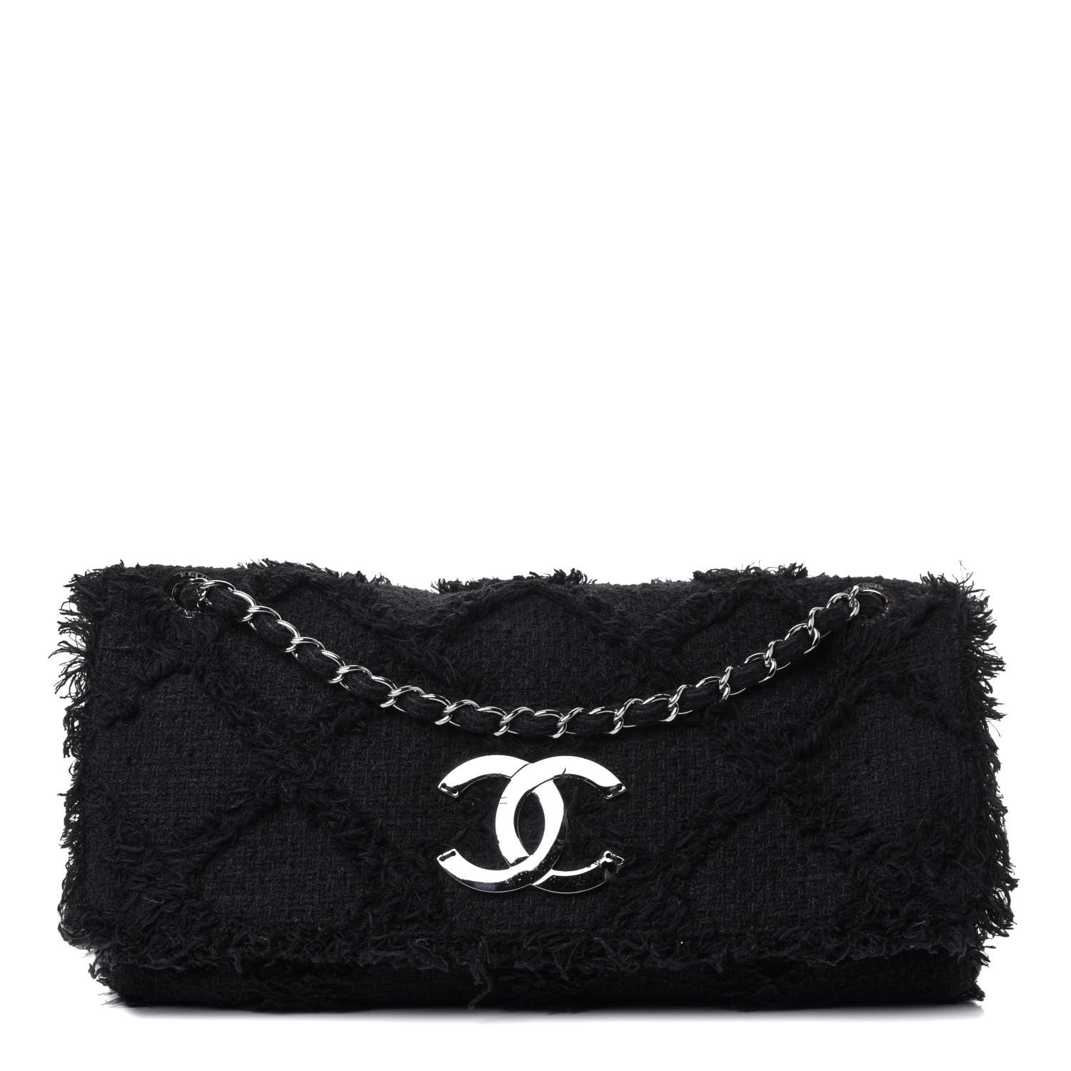 Chanel Tweed Nature Flap Navy 1 of 4