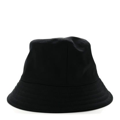 Hermes Cotton Harper H Sellier Bucket Hat 57 Black 6 of 8