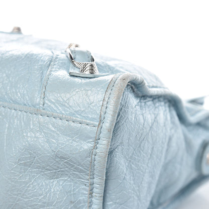Balenciaga Agneau Giant 12 Silver Hardware City Bleu Dragee 10 of 13